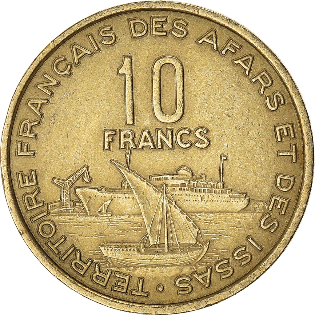 Coin, FRENCH AFARS & ISSAS, 10 Francs, 1975
