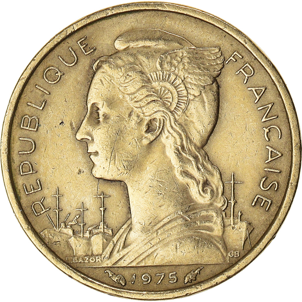 Münze, FRENCH AFARS & ISSAS, 10 Francs, 1975