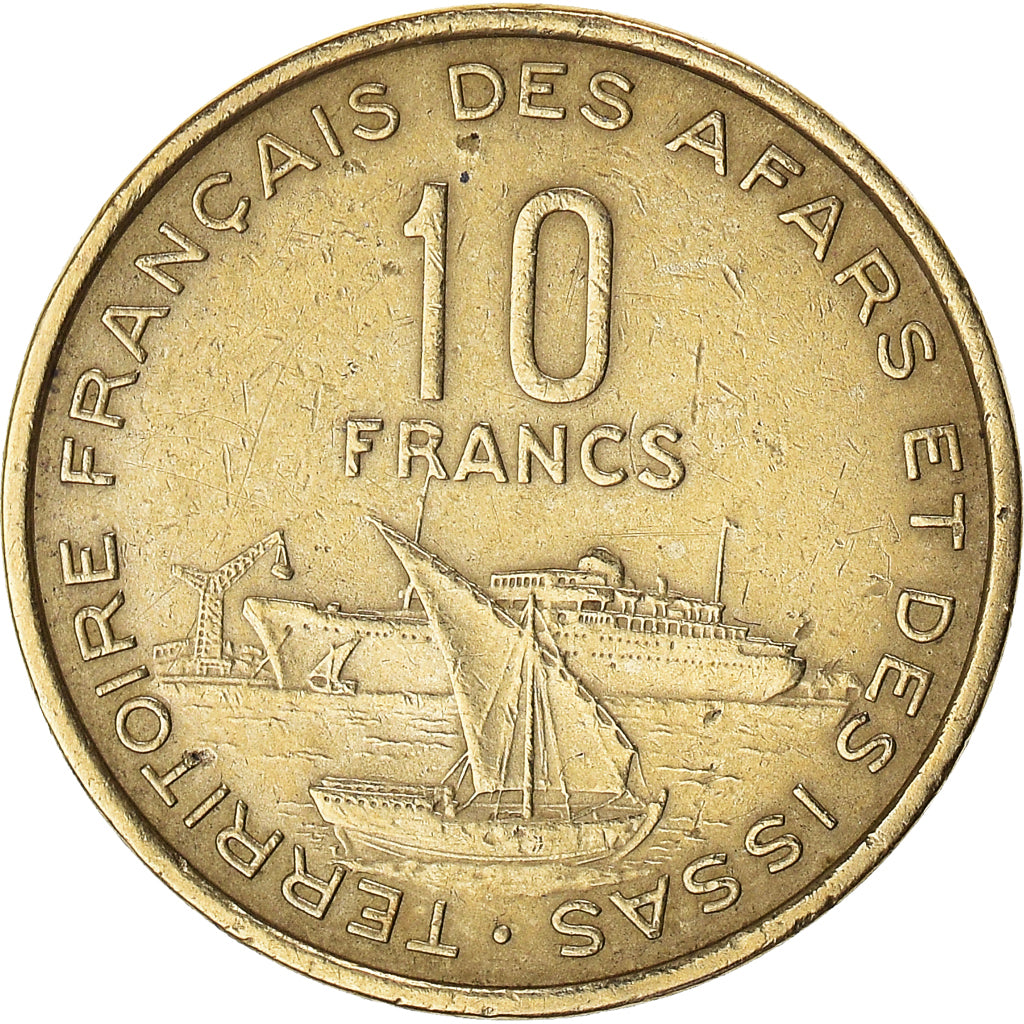 Münze, FRENCH AFARS & ISSAS, 10 Francs, 1975