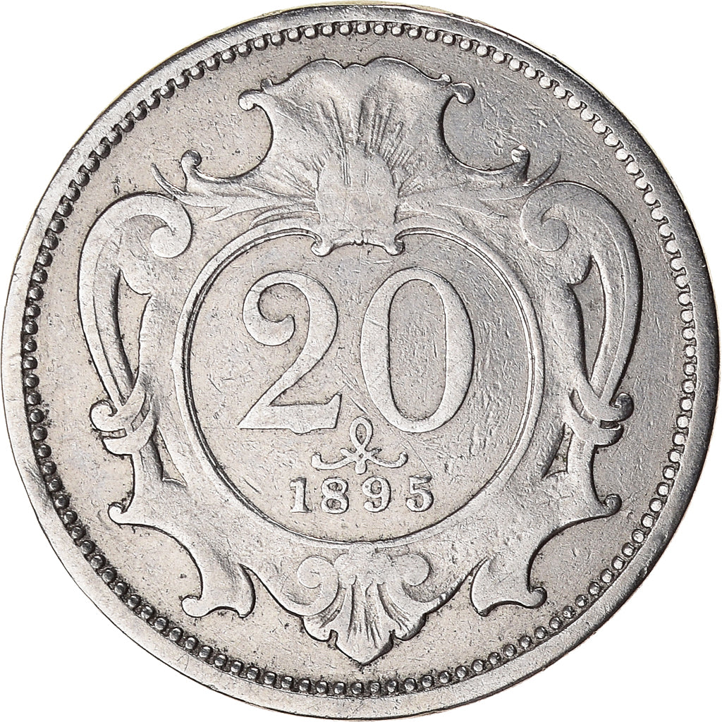 Munten, Oostenrijk, 20 Heller, 1895