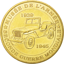 France, Token, Tourist Token, 75/ Paris - Musée de l'Armée - Jeep, 2014