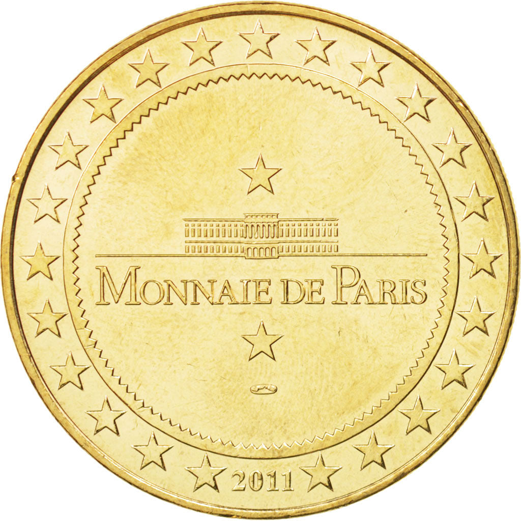 France, Jeton, Tourist Token, 75/ Paris - Musée du Quai Branly - Djennenké