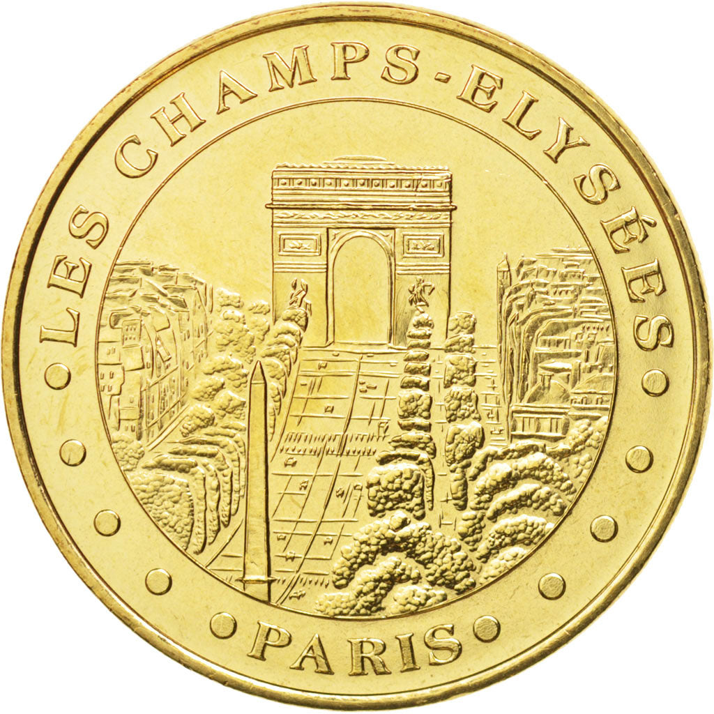 Francia, Token, Tourist Token, 75/ Paris - Champs-Elysées, 2016, Monnaie de...