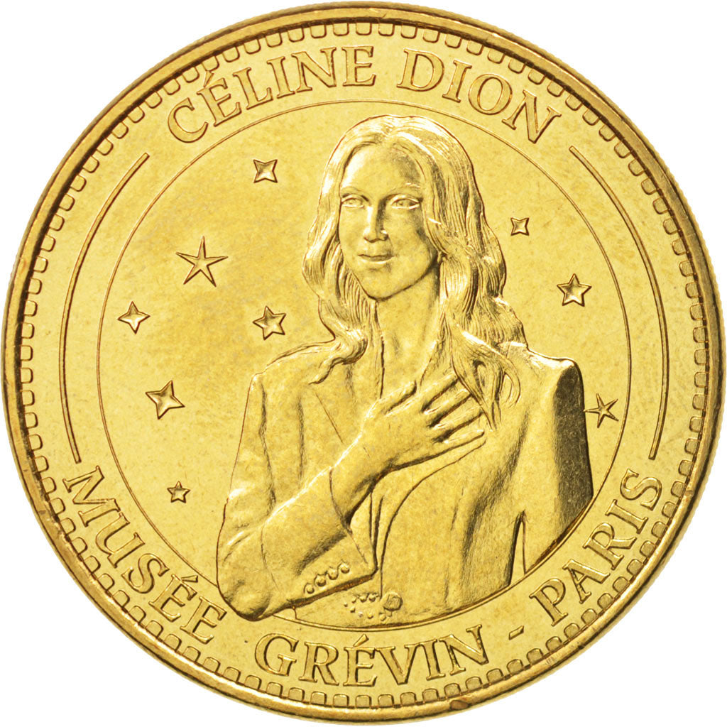 Francia, Token, Tourist Token, 75/ Paris - Musée Grévin - Céline Dion, 201...
