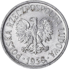 Coin, Poland, 5 Groszy, 1958