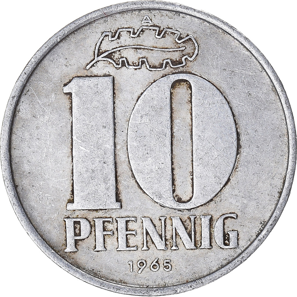 Münze, GERMAN-DEMOCRATIC REPUBLIC, 10 Pfennig, 1965