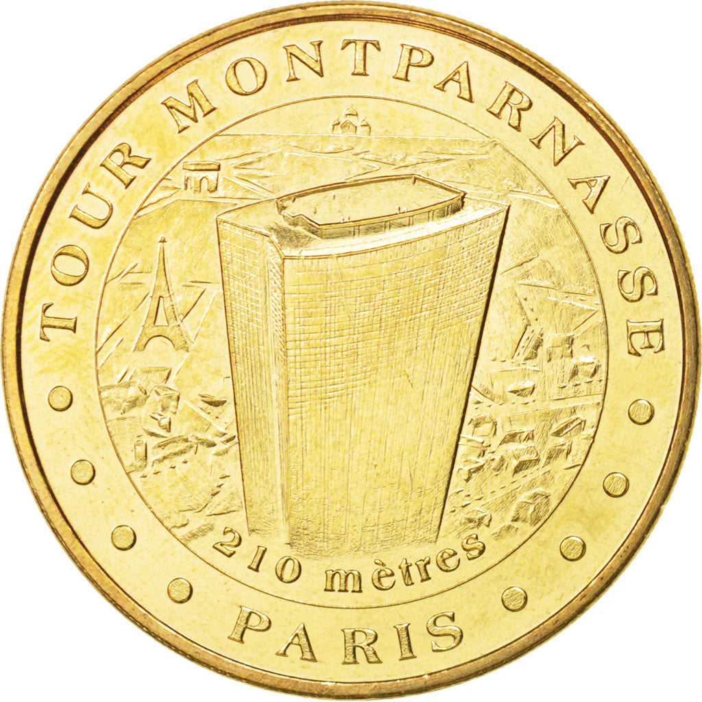 France, Token, Tourist Token, 75/ Paris - Tour Montparnasse, 2015, Monnaie de