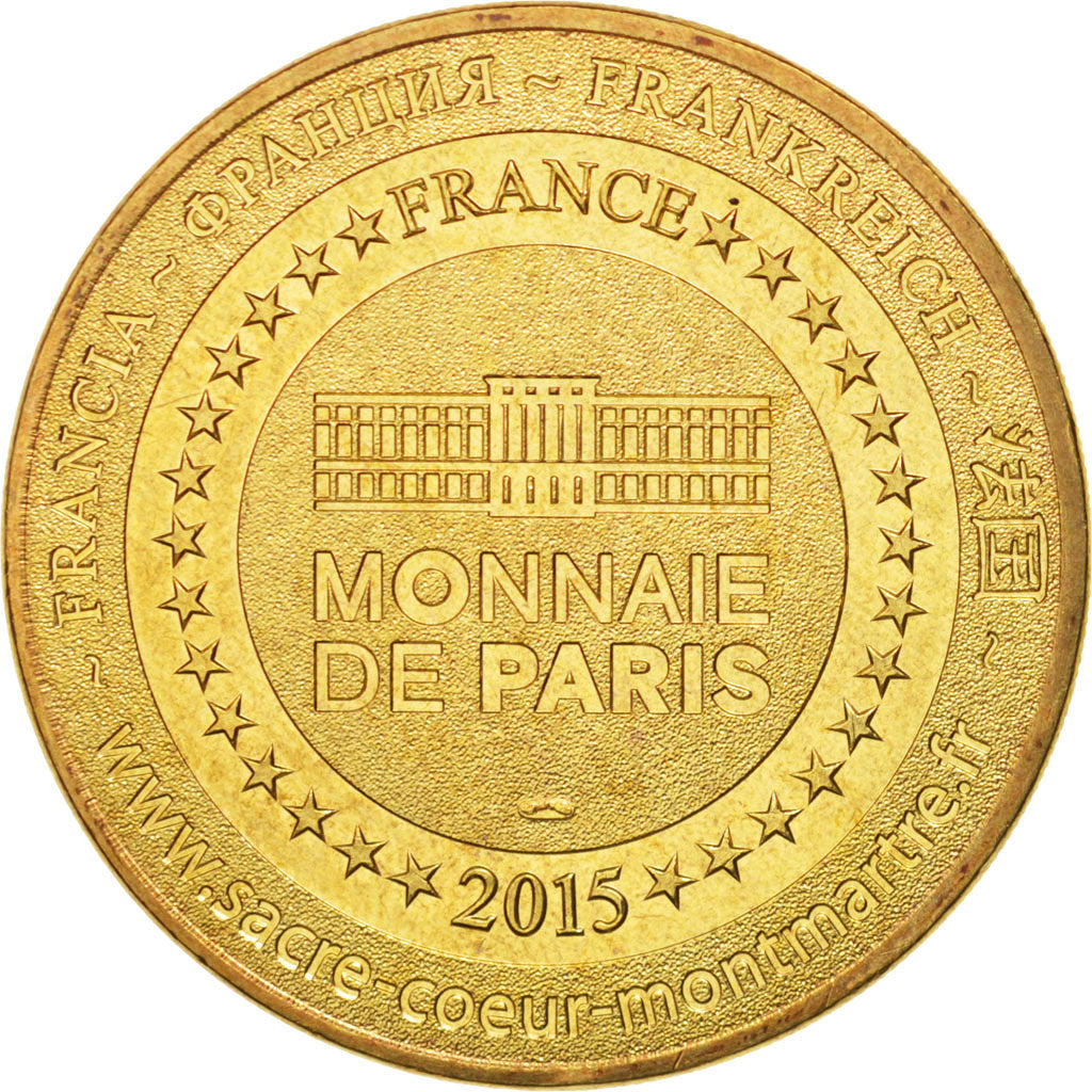 France, Tourist Token, 75/ Paris - Basilique du Sacré-Coeur, 2015, MDP