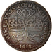 France, Jeton, Louis XIV, Conseil du Roi, History, 1658, TTB, Cuivre