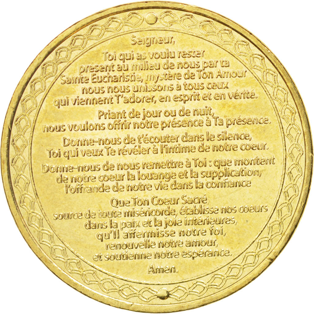 France, Tourist Token, 75/ Paris - Basilique du Sacré-Coeur - Prière, 2014, MDP