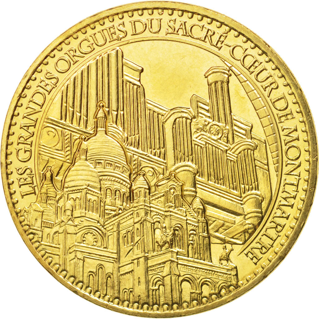 France, Tourist Token, 75/ Paris - Grands orgues - Sacré-Coeur, 2014, MDP