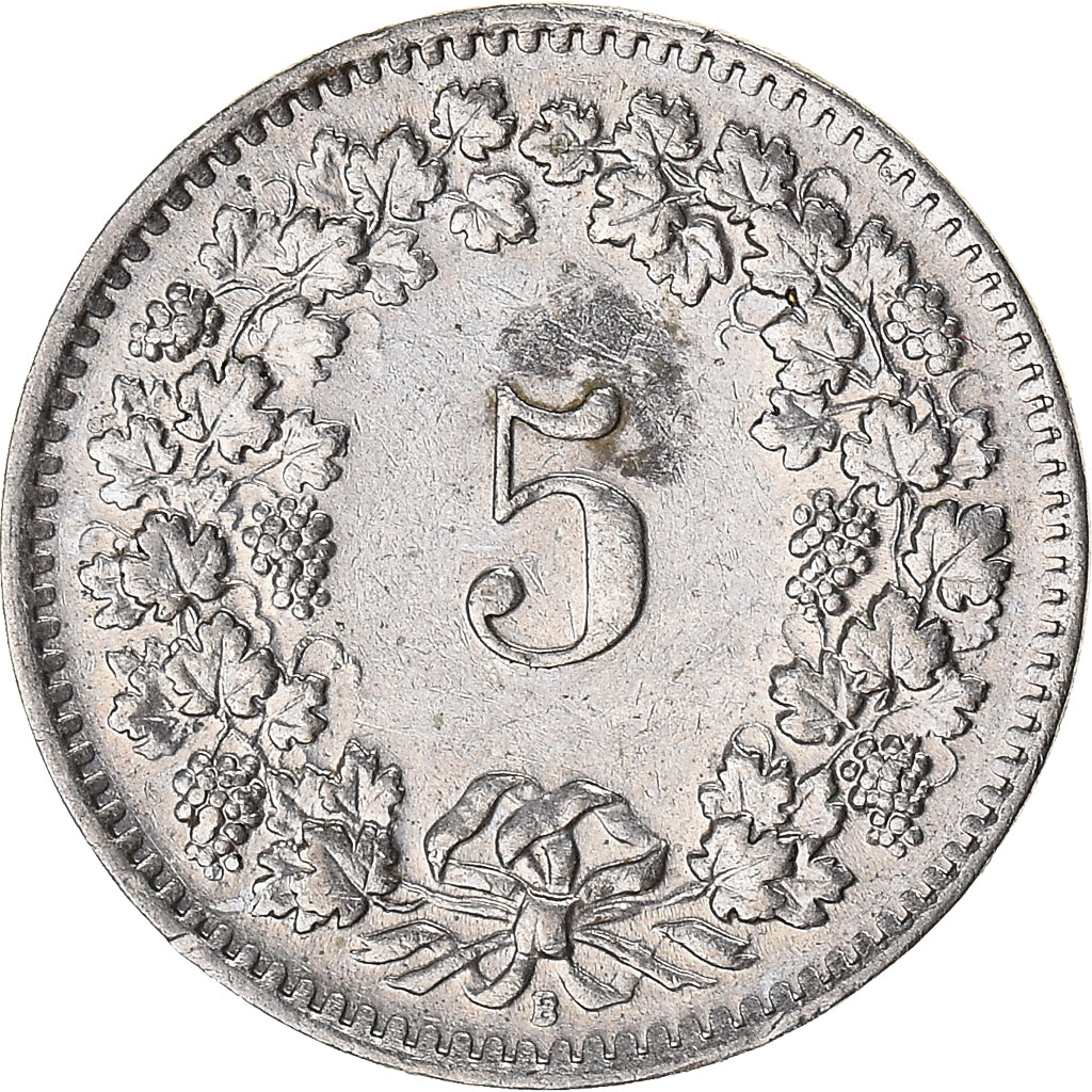 Munten, Zwitserland, 5 Rappen, 1959