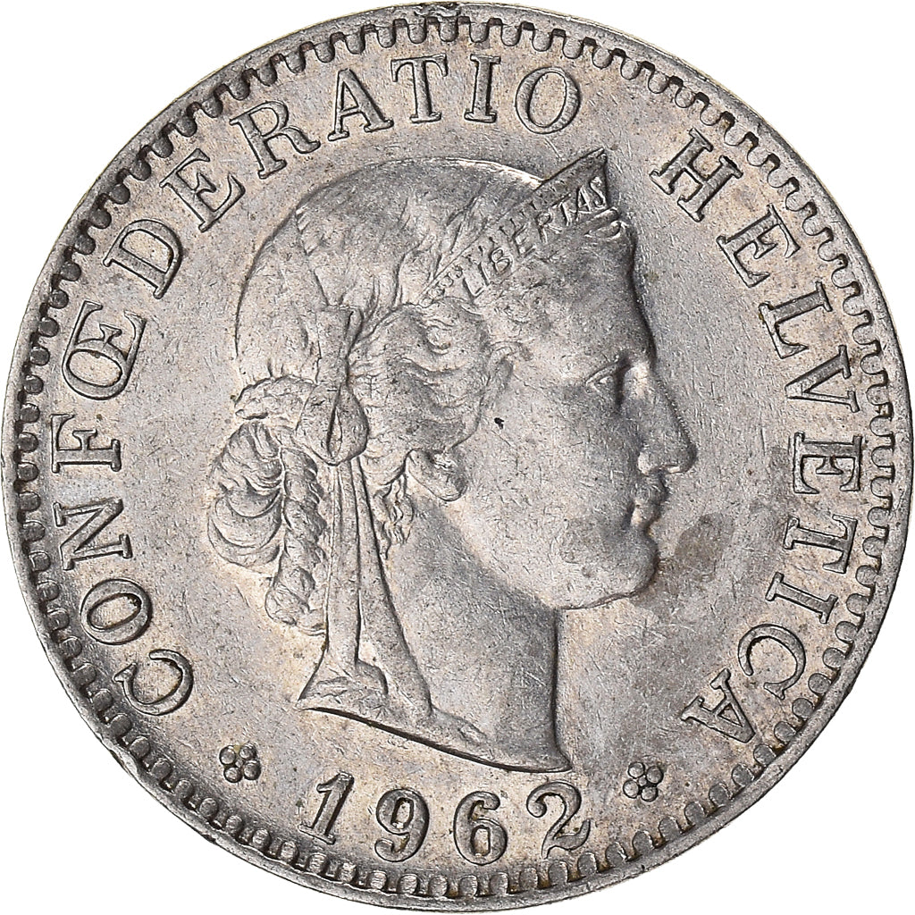 Monnaie, Suisse, 20 Rappen, 1962