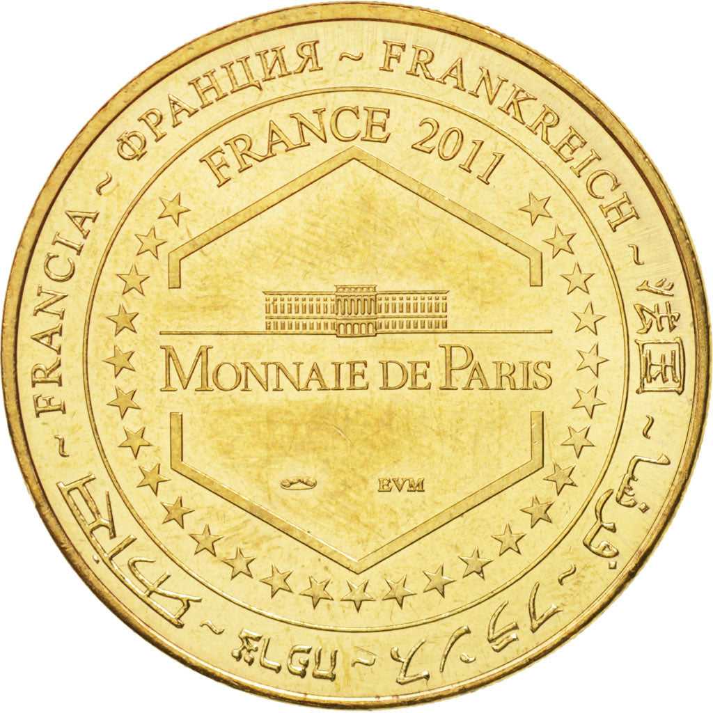 France, Jeton, Tourist Token, 75/ Paris - Eglise Saint-Jean des Abbesses, 2011