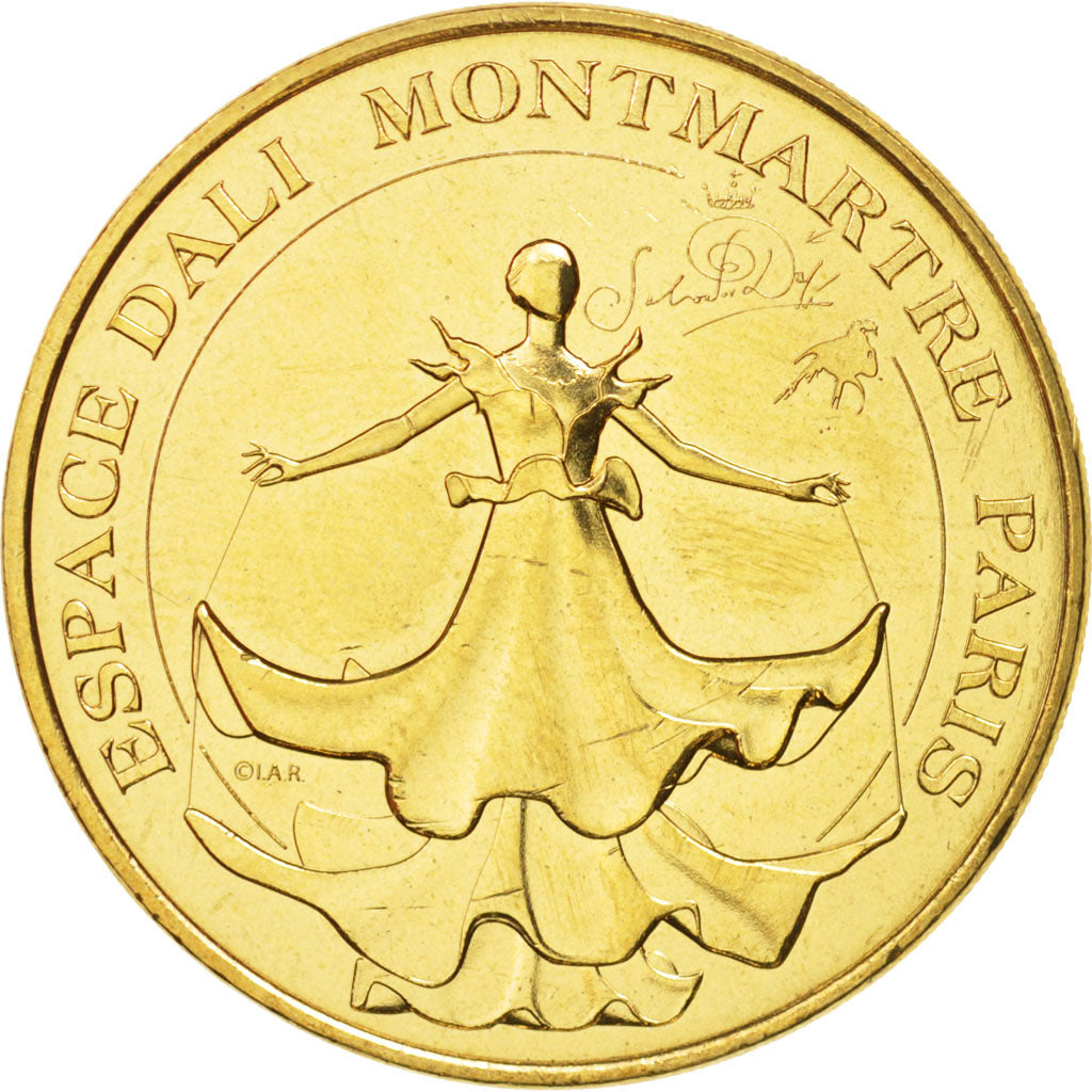 Francia, Token, Tourist Token, 75/ Paris - Espace Dali - Montmartre, 2014, Mo...