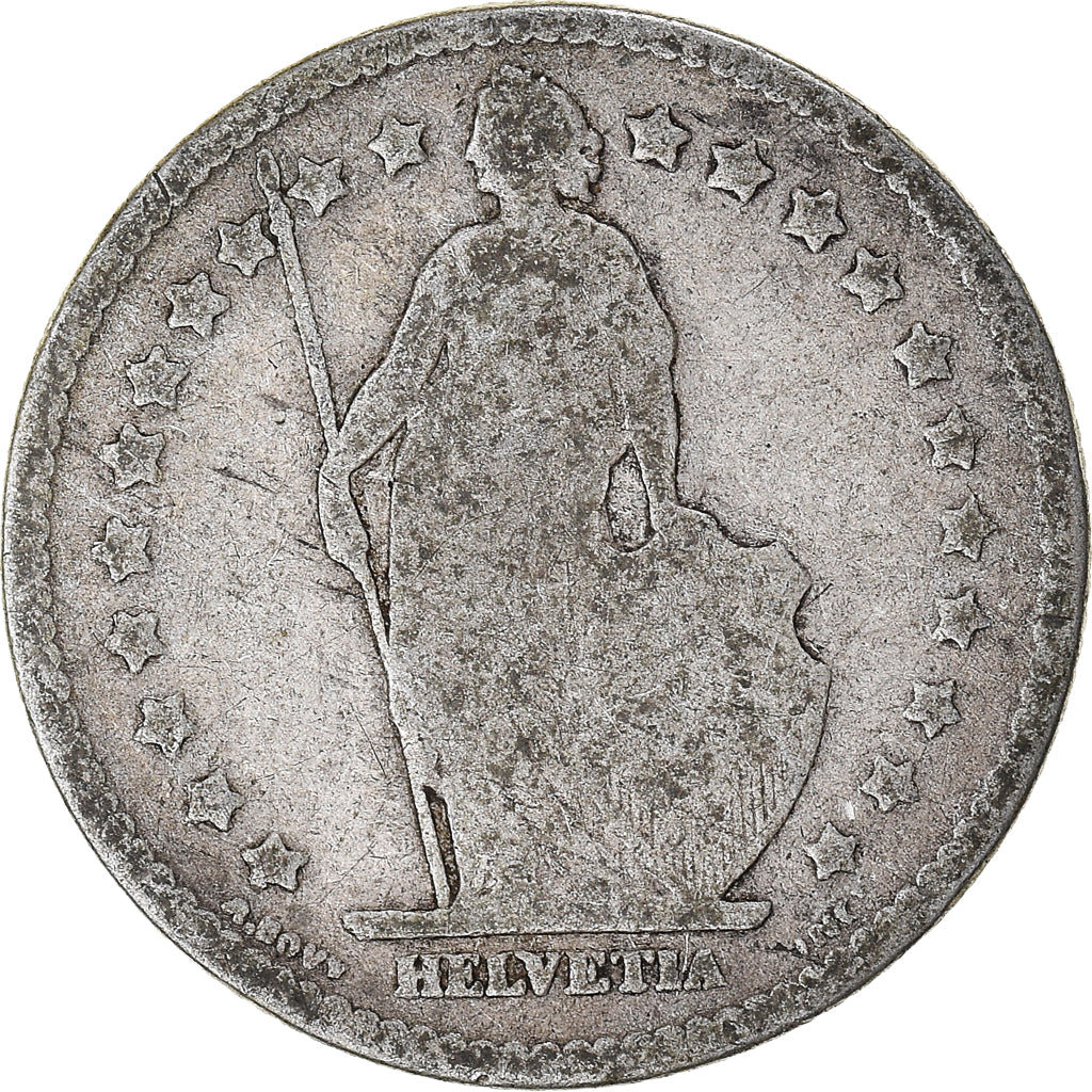 Coin, Switzerland, Franc, 1876