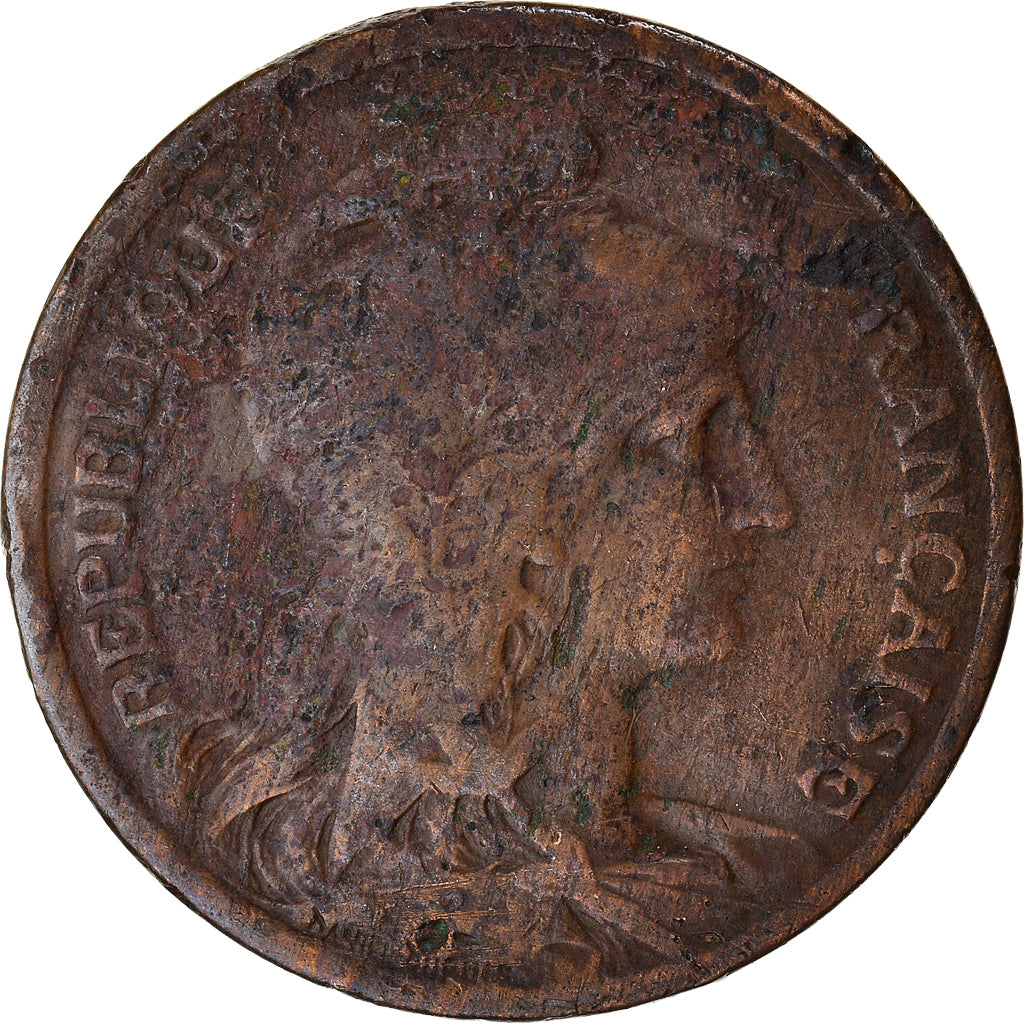 Coin, France, 10 Centimes, 1915