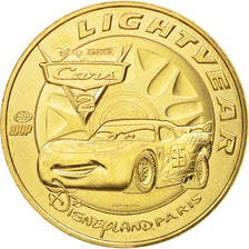 Francia, Token, Tourist Token, 77/ Disneyland - Lightyear - Cars, 2014, Monna...