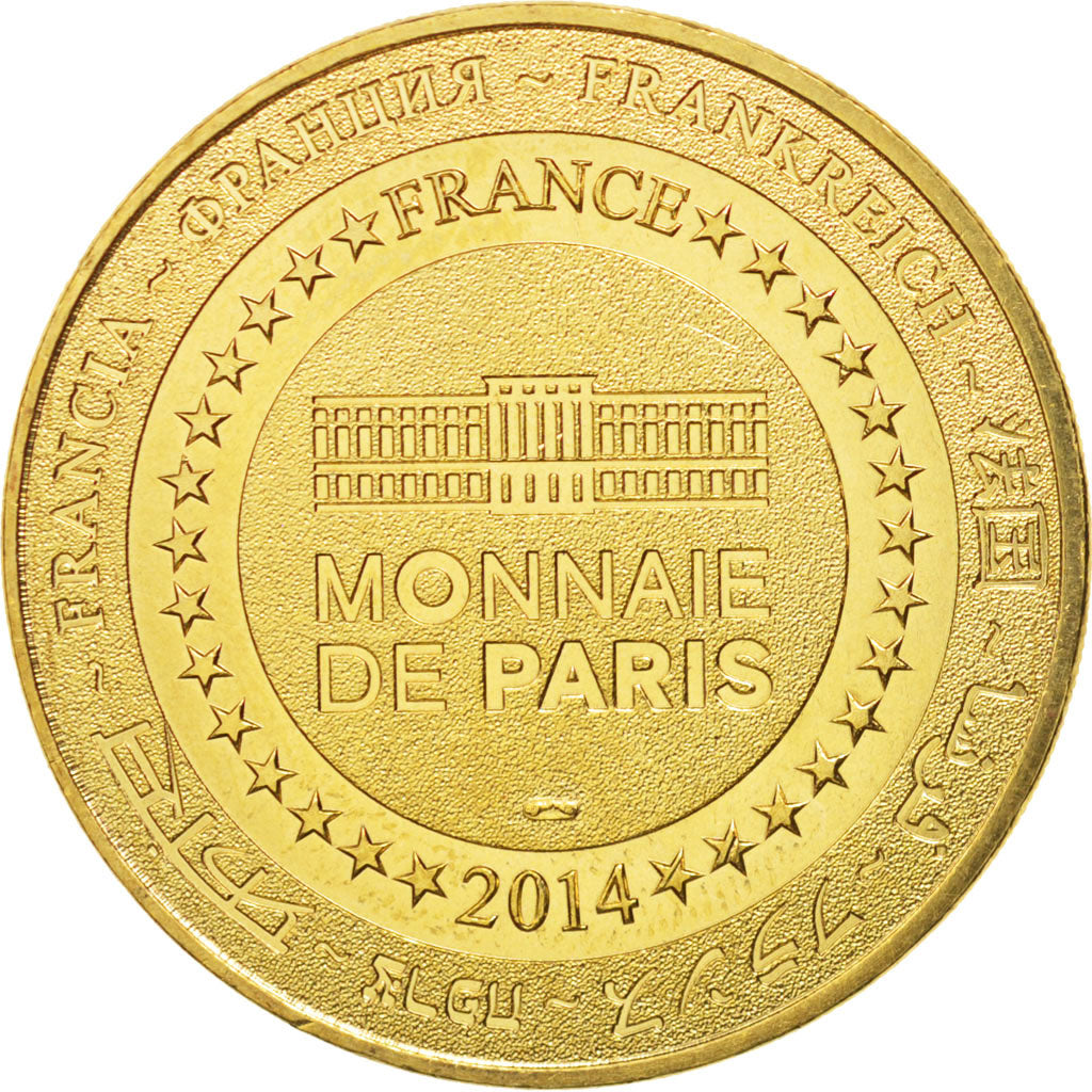 Francia, Token, Tourist Token, 77/ Disneyland - Lightyear - Cars, 2014, Monna...