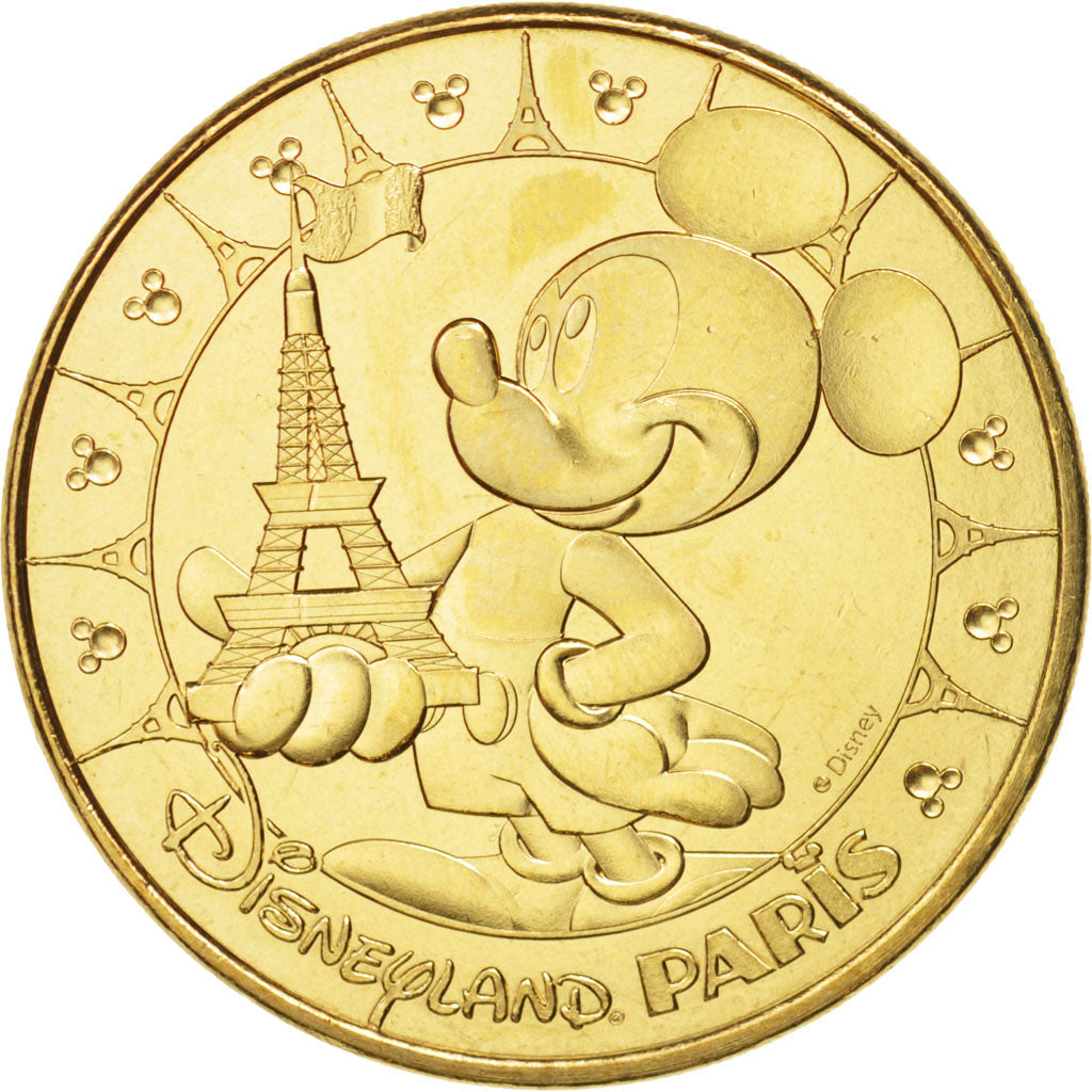 France, Tourist Token, 77/ Disneyland - Mickey et Tour Eiffel, 2013, MDP