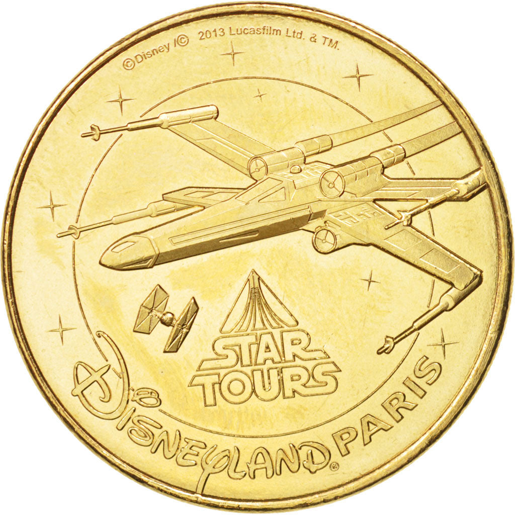 France, Tourist Token, 77/ Disneyland - Star Tours, 2013, Monnaie de Paris