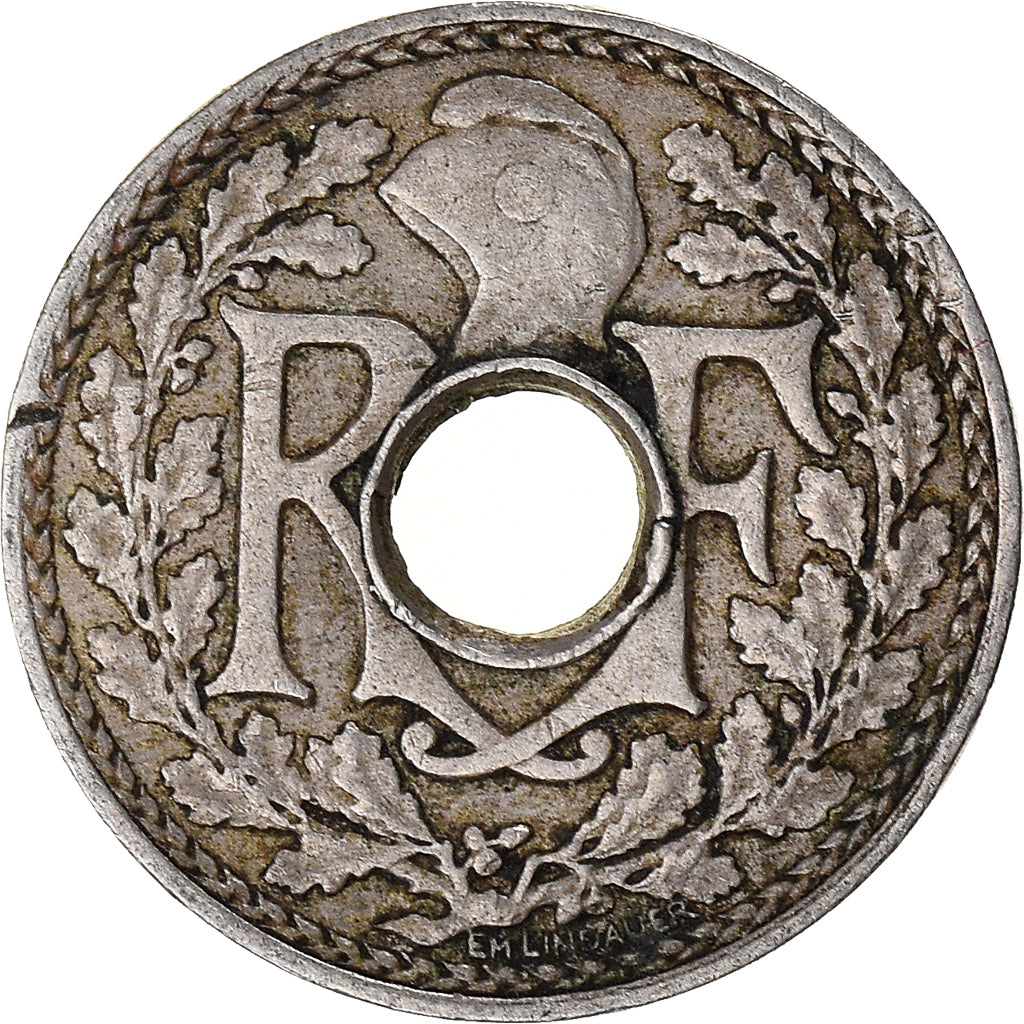 Moneta, Francja, 5 Centimes, 1927
