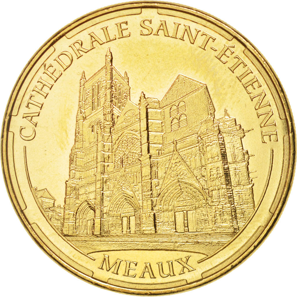 France, Jeton, Tourist Token, 77/ Cathédrale Saint-Etienne - Meaux, 2014
