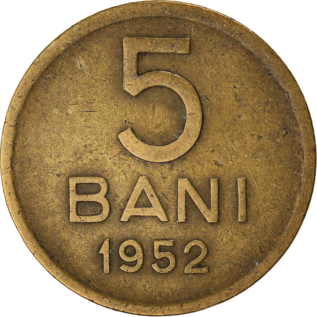 Moeda, Roménia, 5 Bani, 1952