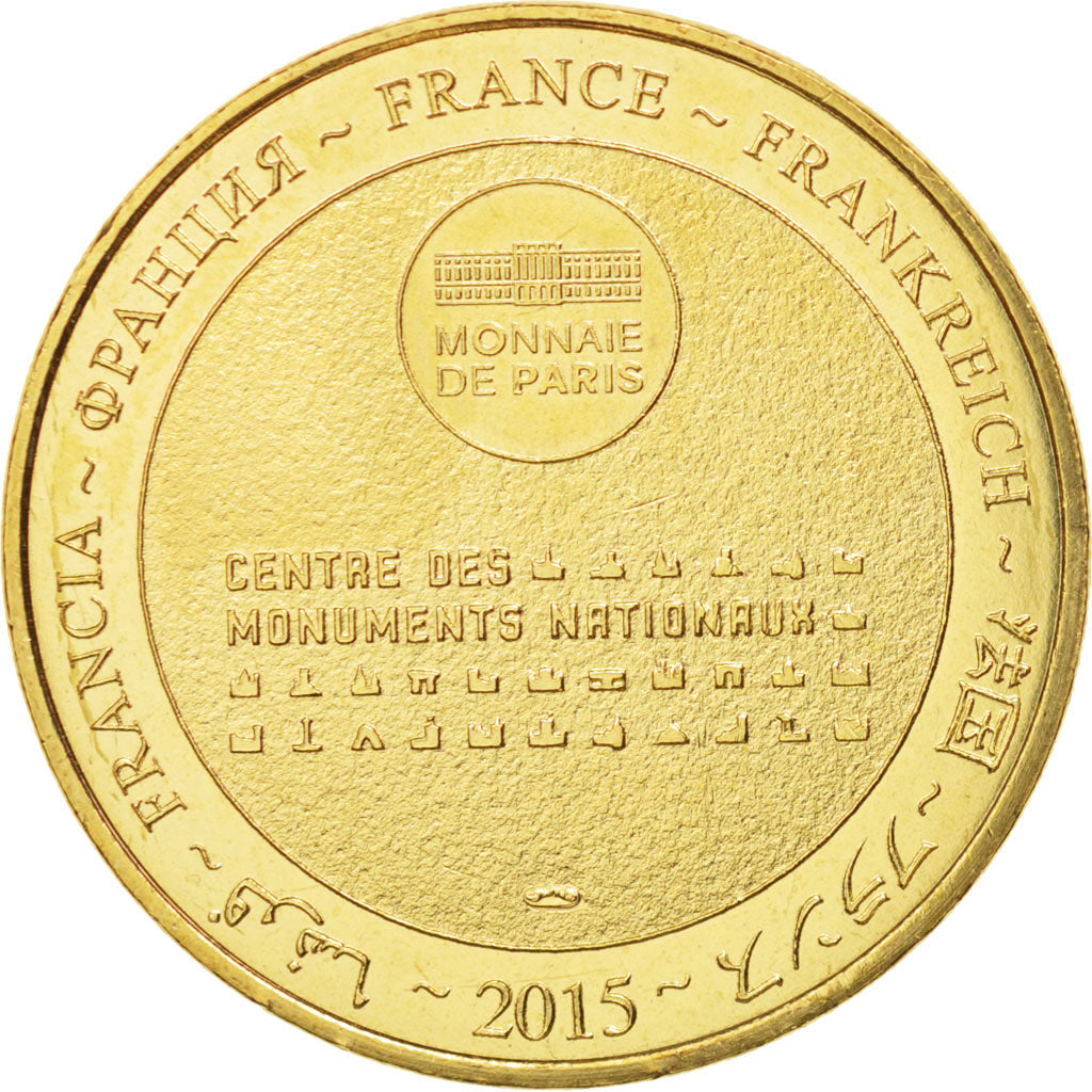 France, Tourist Token, 78/ Le Corbusier, 2015, Monnaie de Paris
