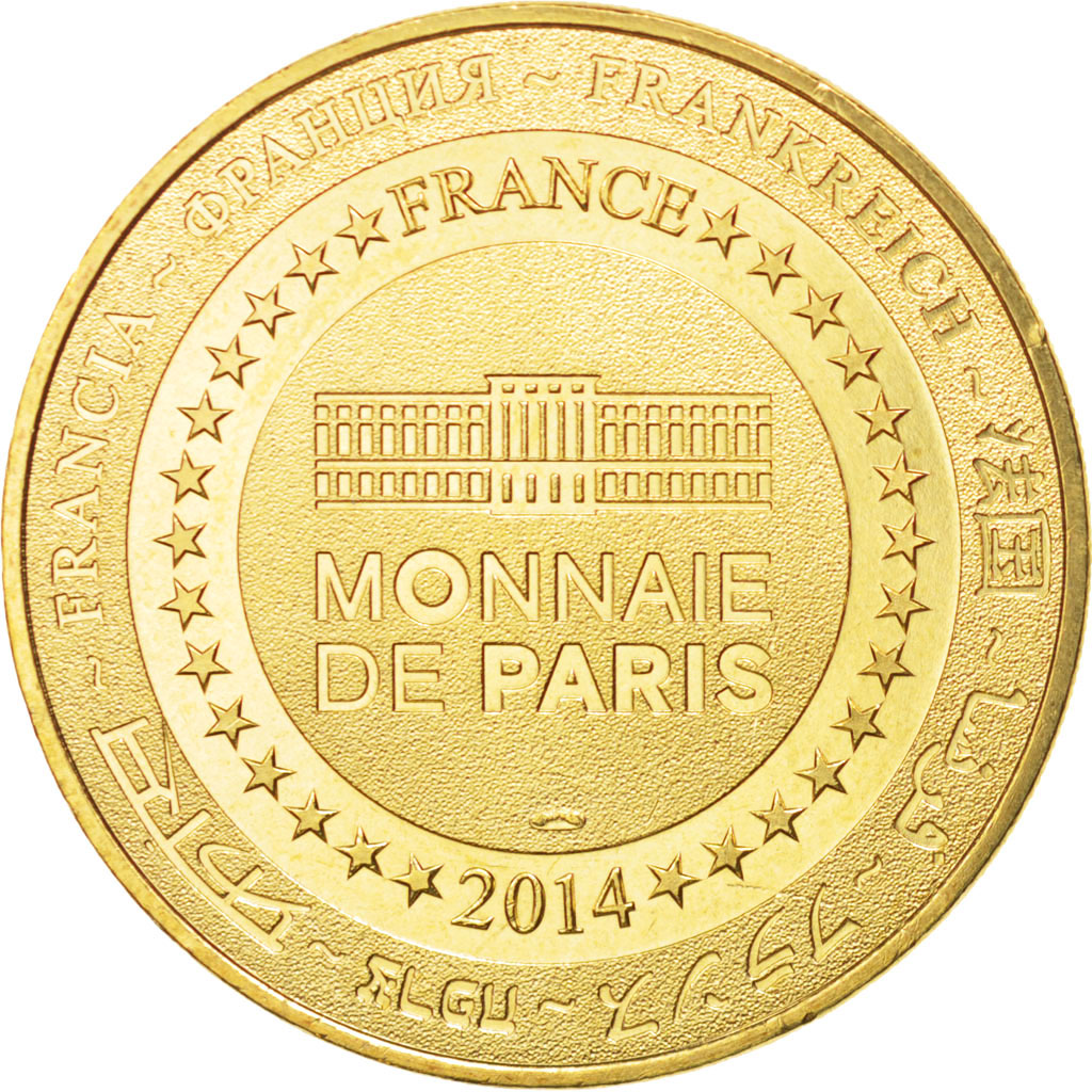 France, Tourist Token, 78/ Claude Debussy, 2014, Monnaie de Paris
