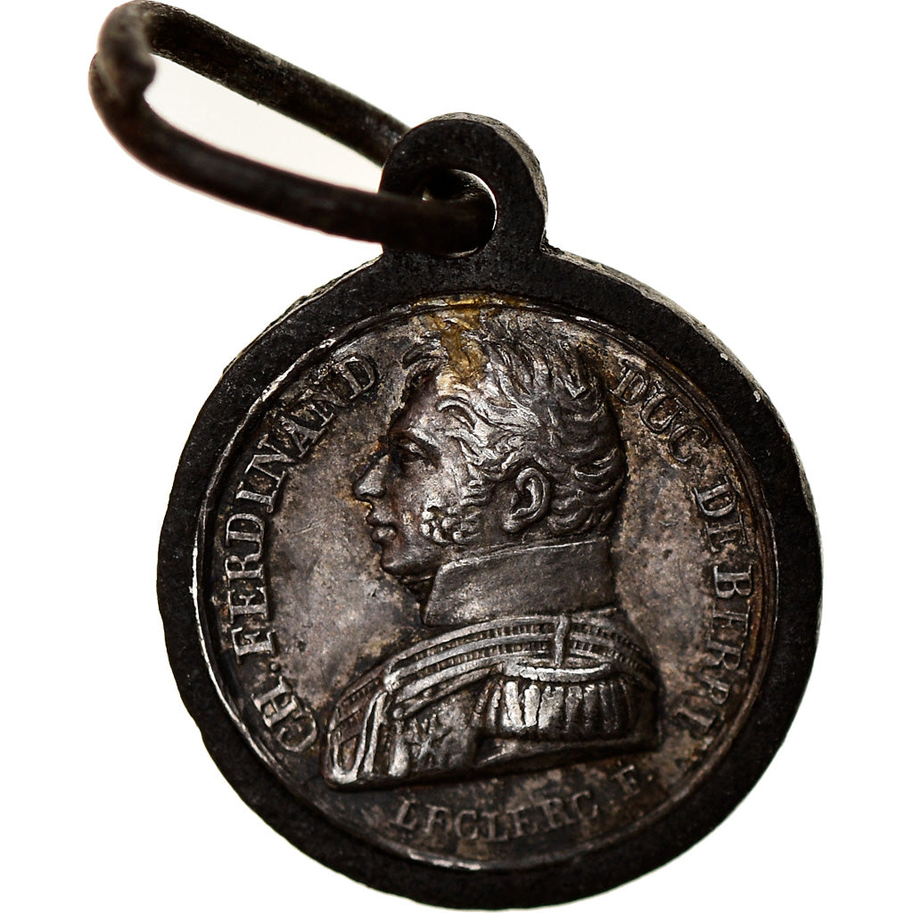 France, Médaille, Charles Ferdinand, Duc de Berry, Mort de Marie-Caroline