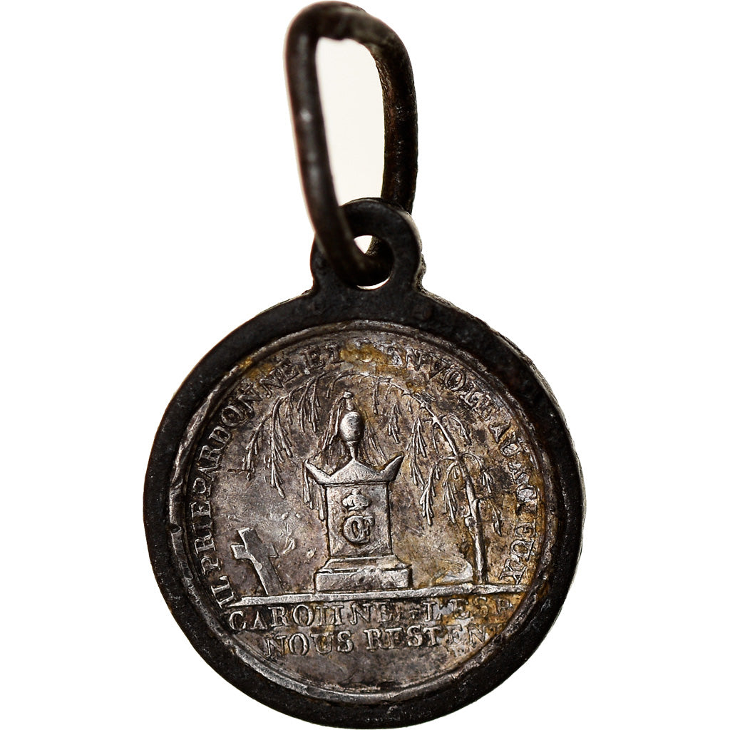 France, Médaille, Charles Ferdinand, Duc de Berry, Mort de Marie-Caroline