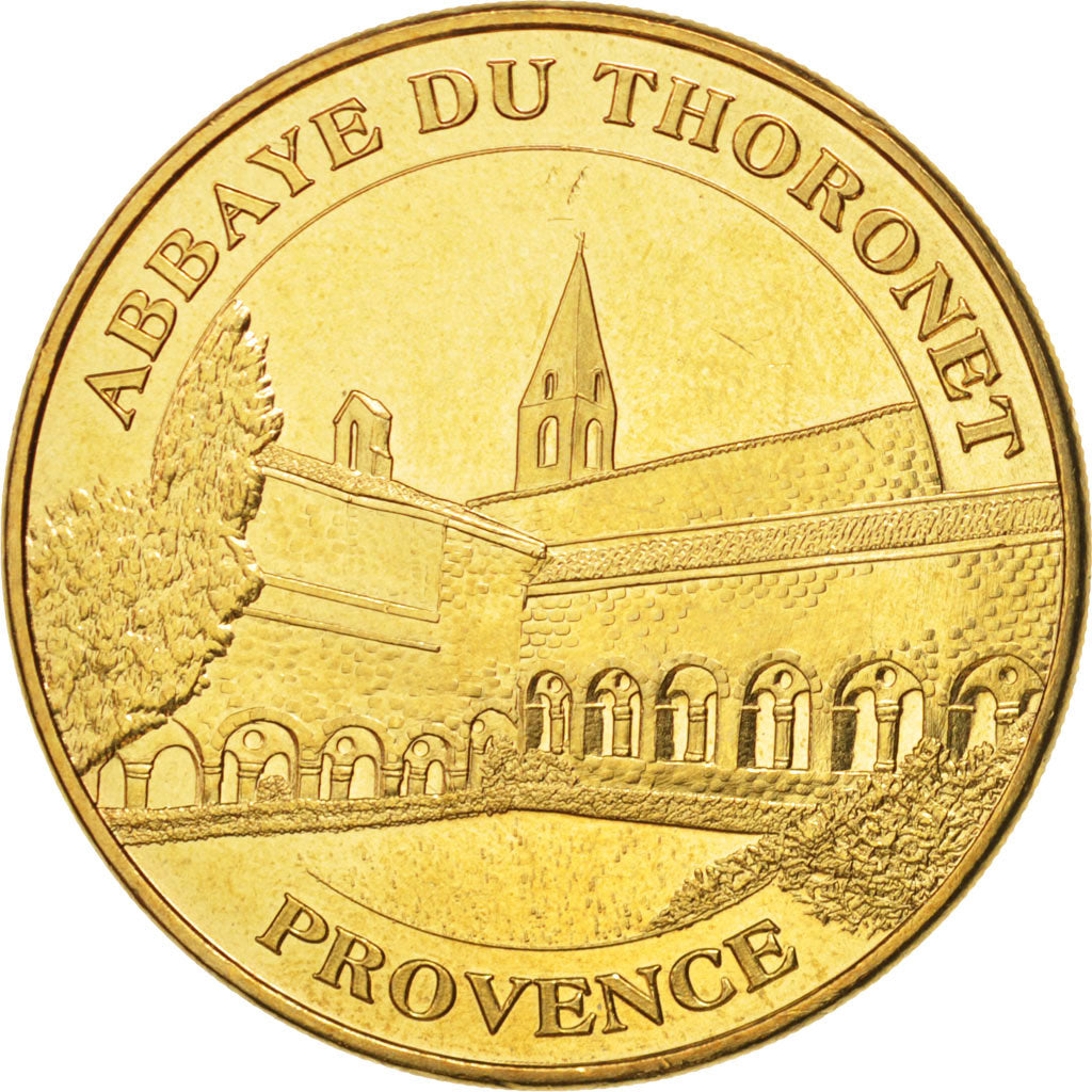 France, Jeton, Tourist Token, 83/ Abbaye du Thoronet, 2014, Monnaie de Paris