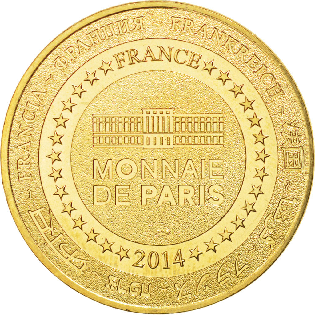 France, Jeton, Tourist Token, 84/ Grottes de Thouzon, 2014, Monnaie de Paris