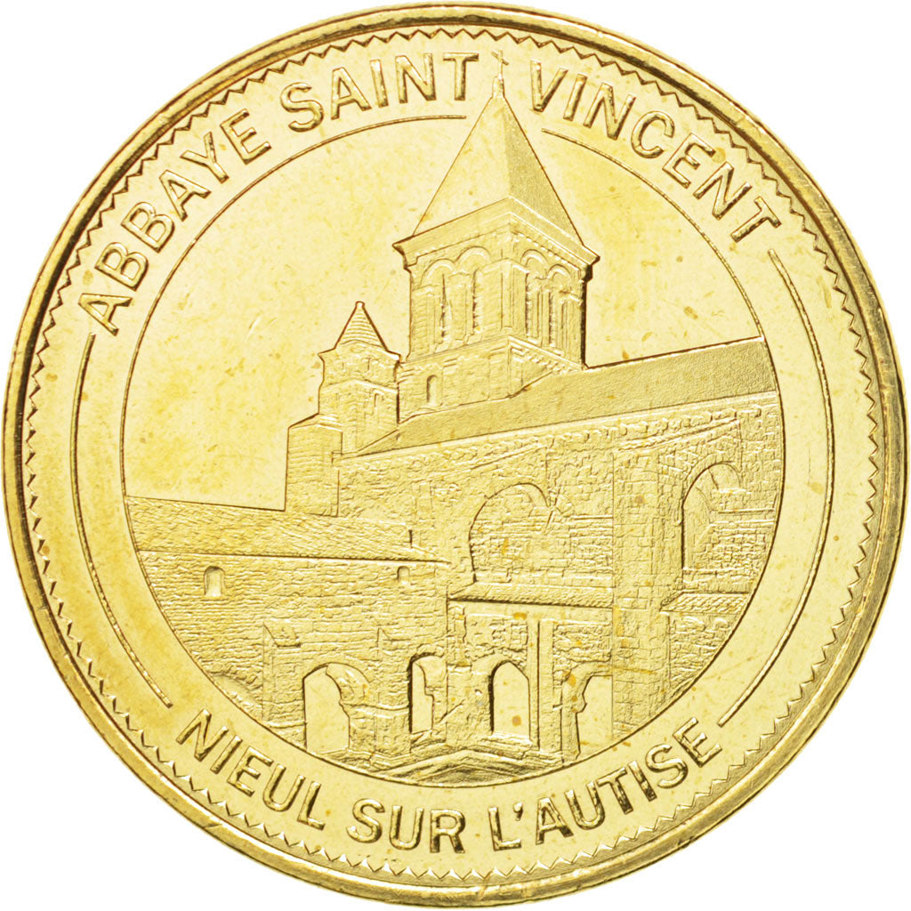 France, Token, Tourist Token, 85/ Abbaye Saint-Vincent - Nieul sur l'Autise