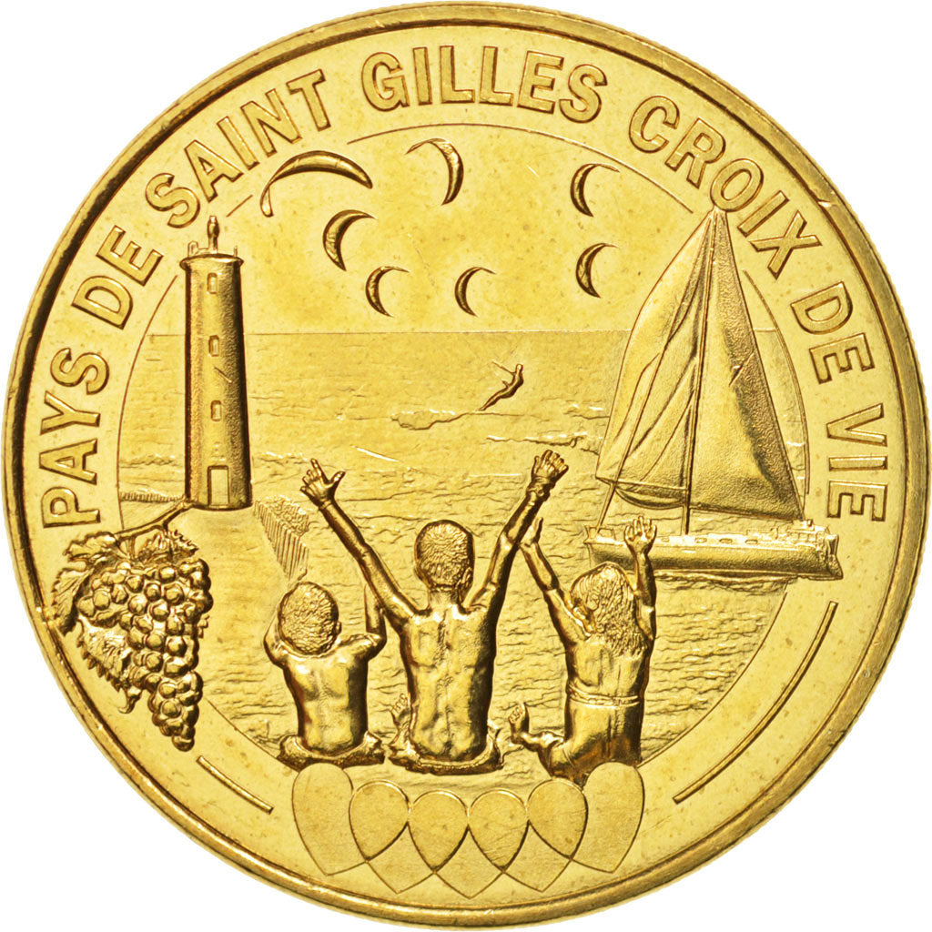 France, Jeton, Tourist Token, 85/ Pays de Saint-Gilles-Croix-de-Vie, 2014
