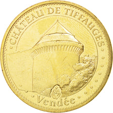 France, Jeton, Tourist Token, 85/ Château de Tiffauges, 2015, Monnaie de Paris