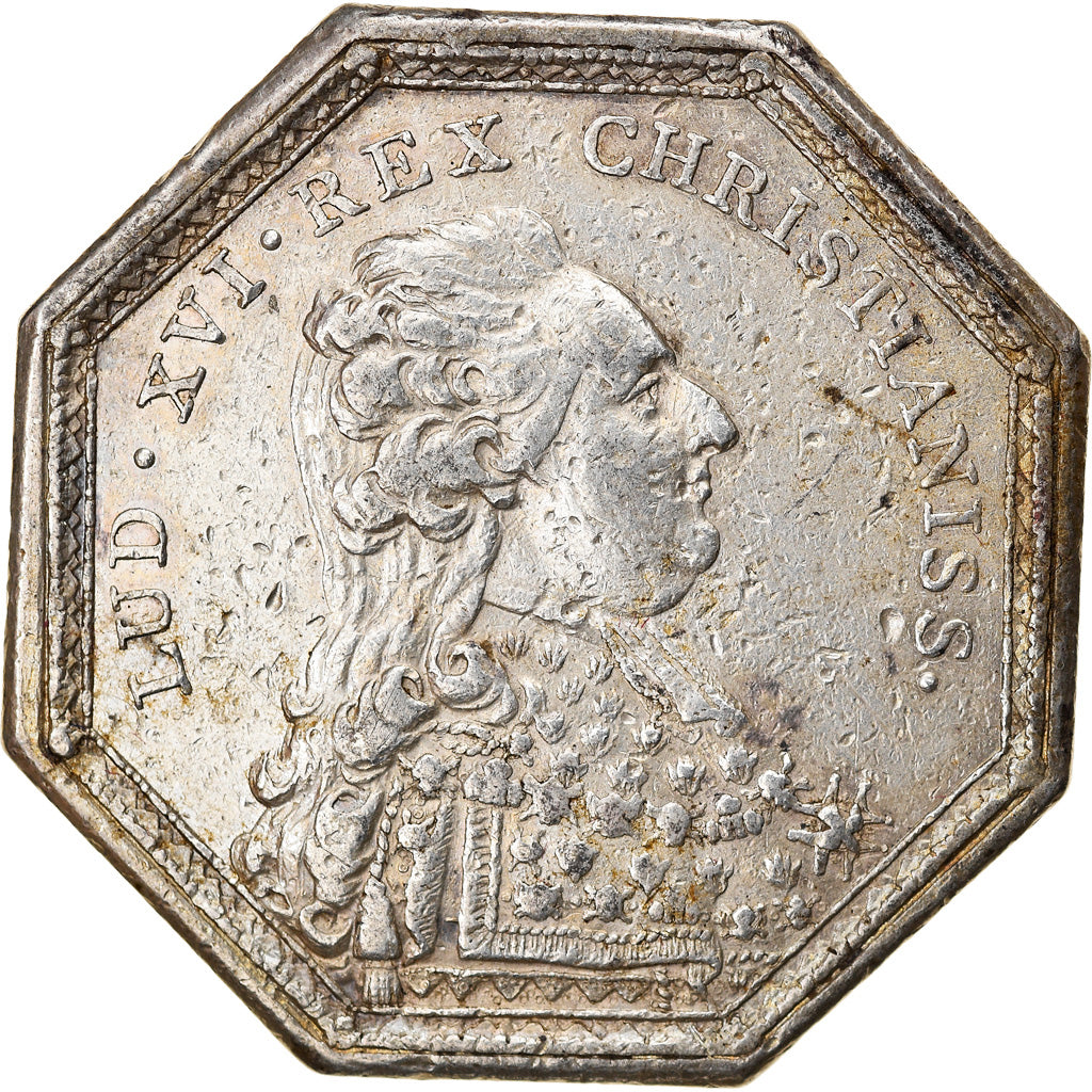 Francia, Token, Louis XVI, Ordre du Saint Esprit, History, BB+, Argento