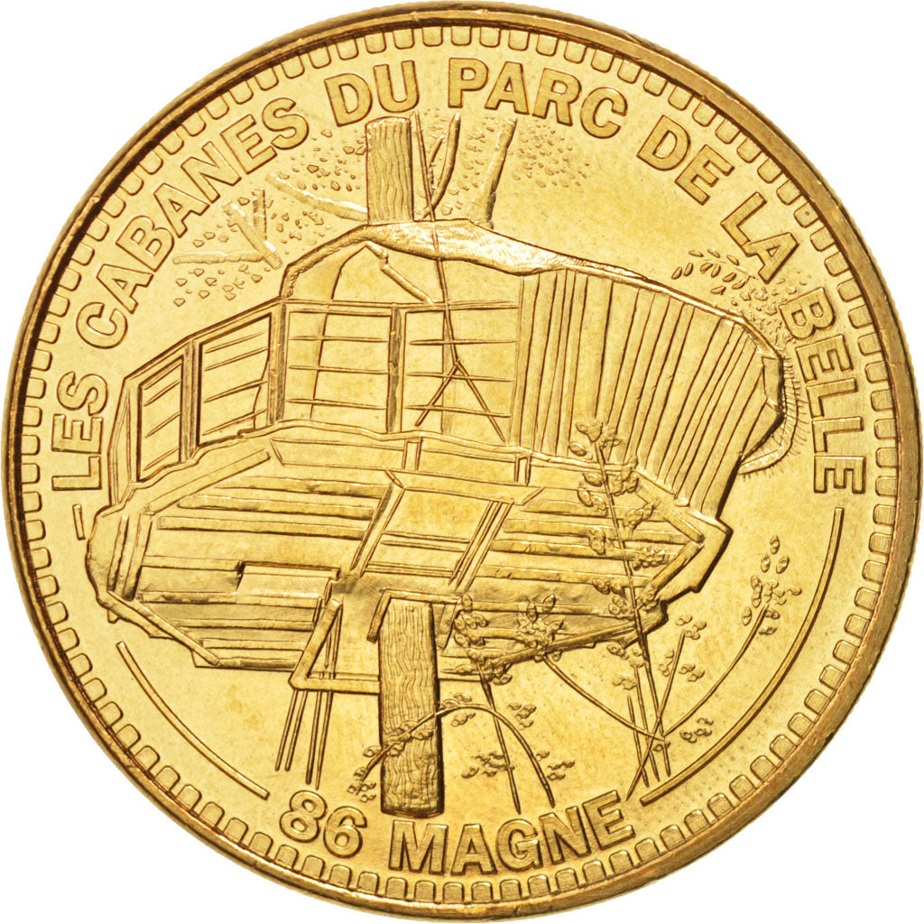 Frankreich, Token, Tourist Token, 86/ Cabanes du Parc de la Belle - Magne, 2013