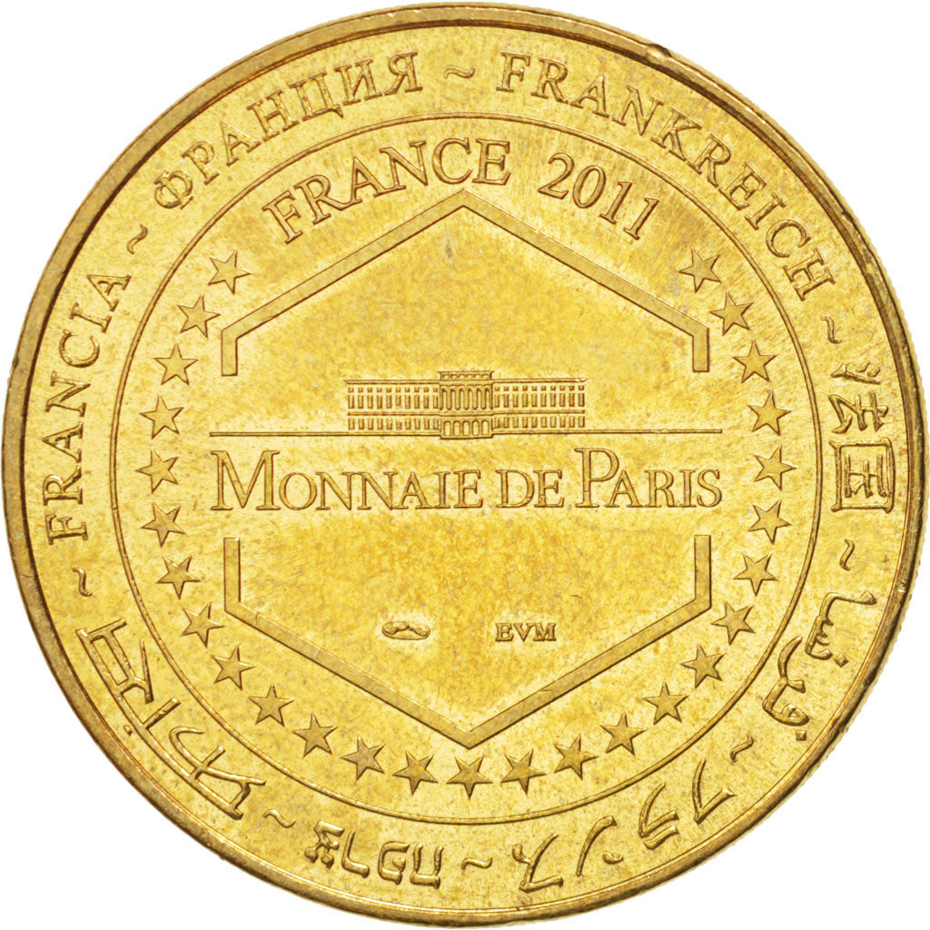 France, Token, Tourist Token, 86/ Vallée des Singes - Gorille - Romagne, 2011