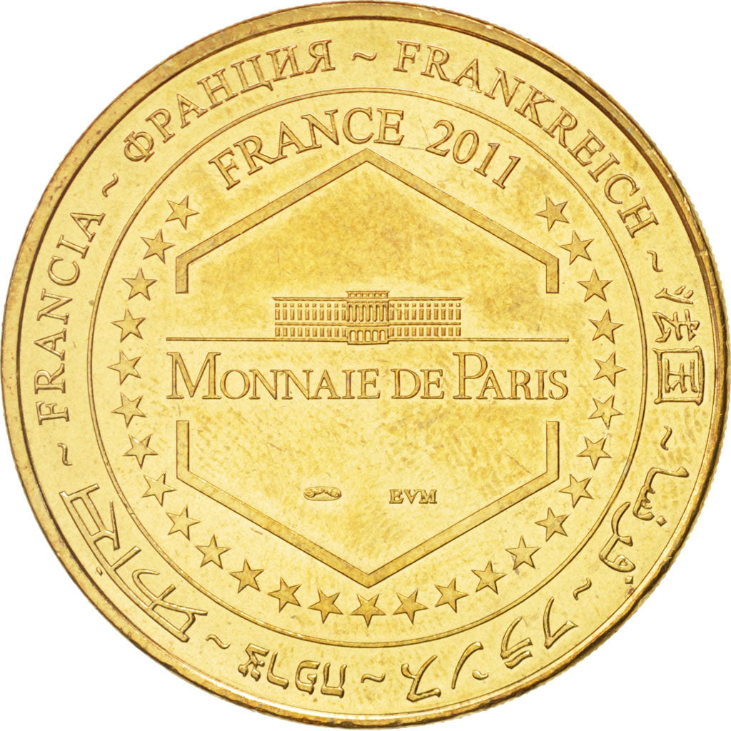 France, Jeton, Tourist Token, 87/ Saint-Victurnien - Village, 2011, Monnaie de