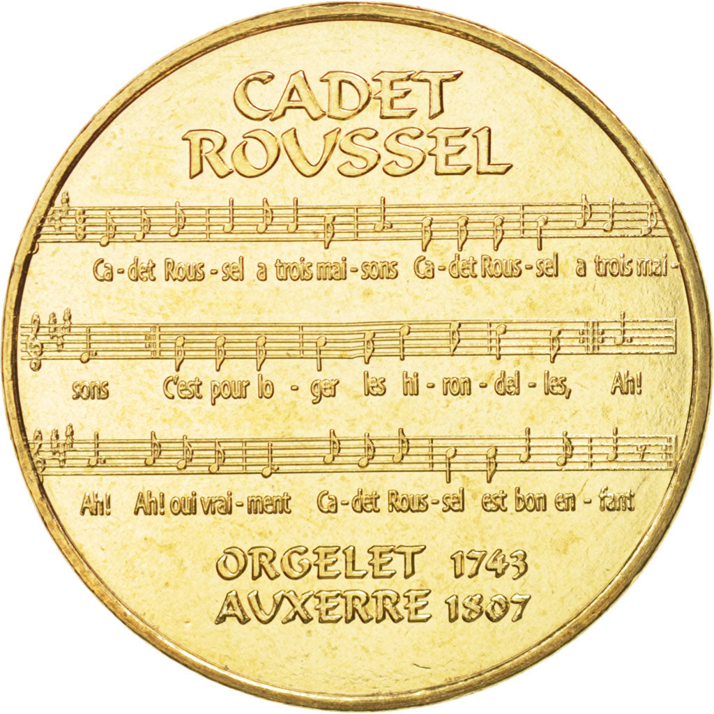 Frankreich, Tourist Token, 89/ Cadet Roussel Chanson - Auxerre, 2007, MDP