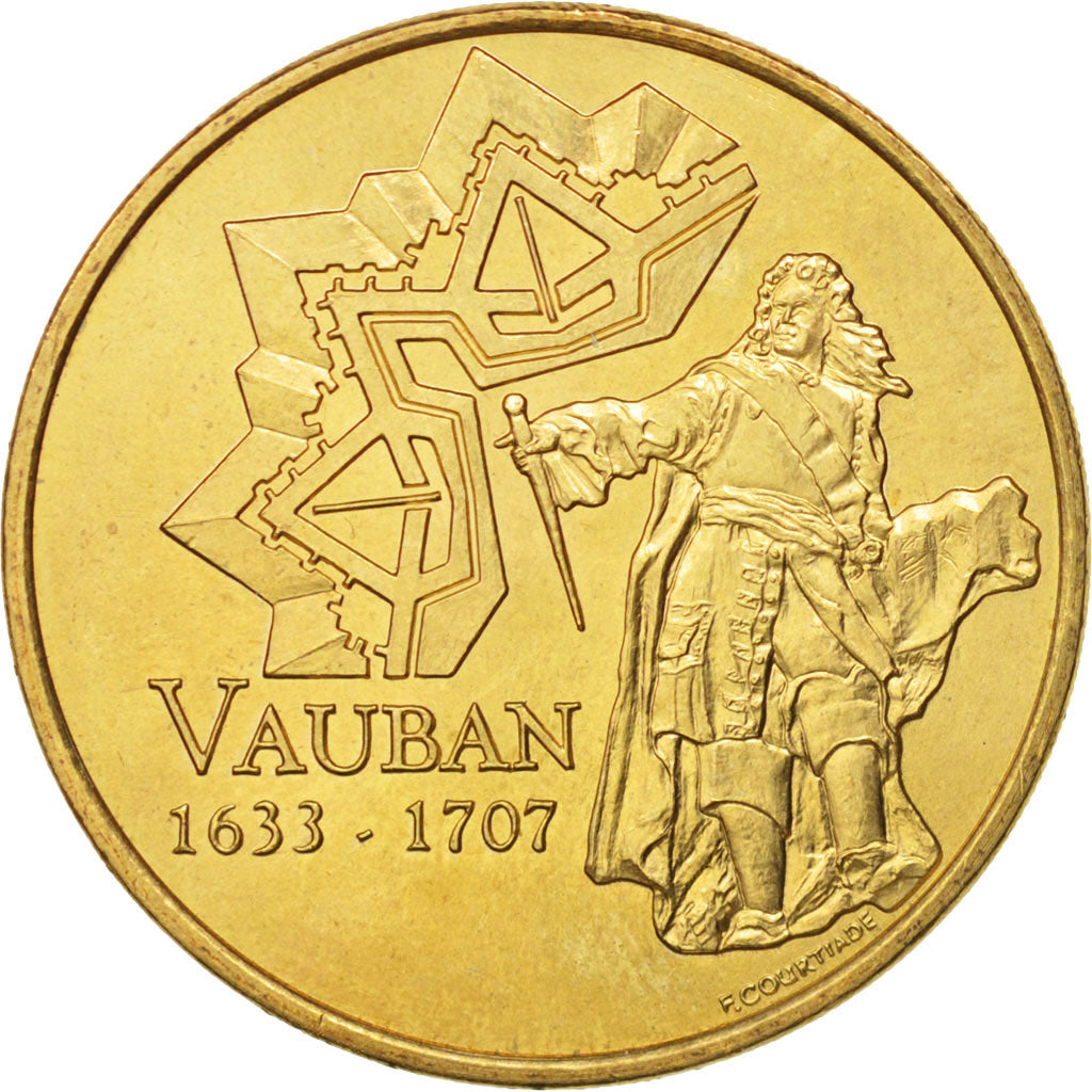 Francia, Token, Tourist Token, 89/ Vauban 1633, 2007, Monnaie de Paris, SPL