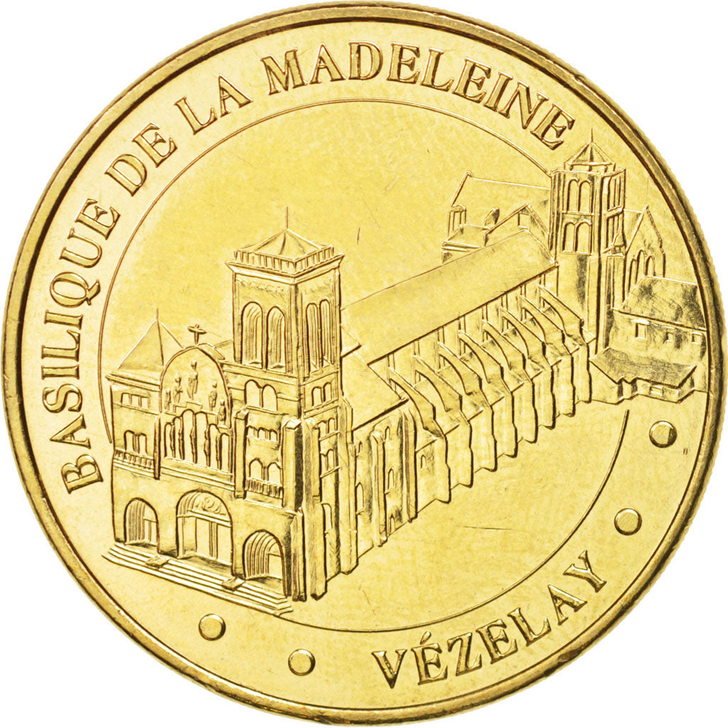 France, Token, Tourist Token, 89/ Basilique de la Madeleine - Vezelay, 2013