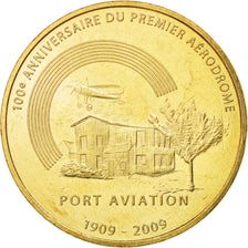 France, Jeton, Tourist Token, 91/ Première aérodrome - Port Aviation, 2009