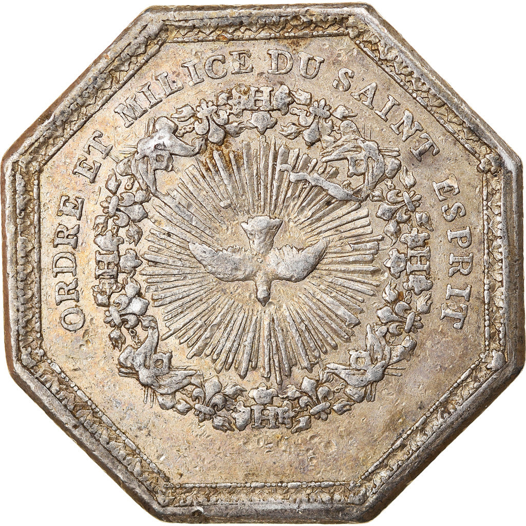 France, Token, Louis XVI, Ordre du Saint Esprit, History, EF(40-45), Silver
