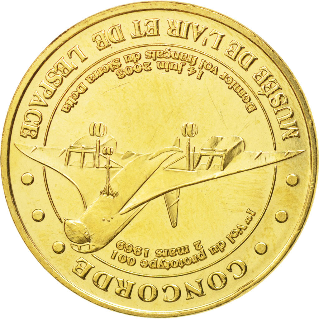 Francia, Token, Tourist Token, 93/ Le Concorde - Le Bourget, 2014, Monnaie de...