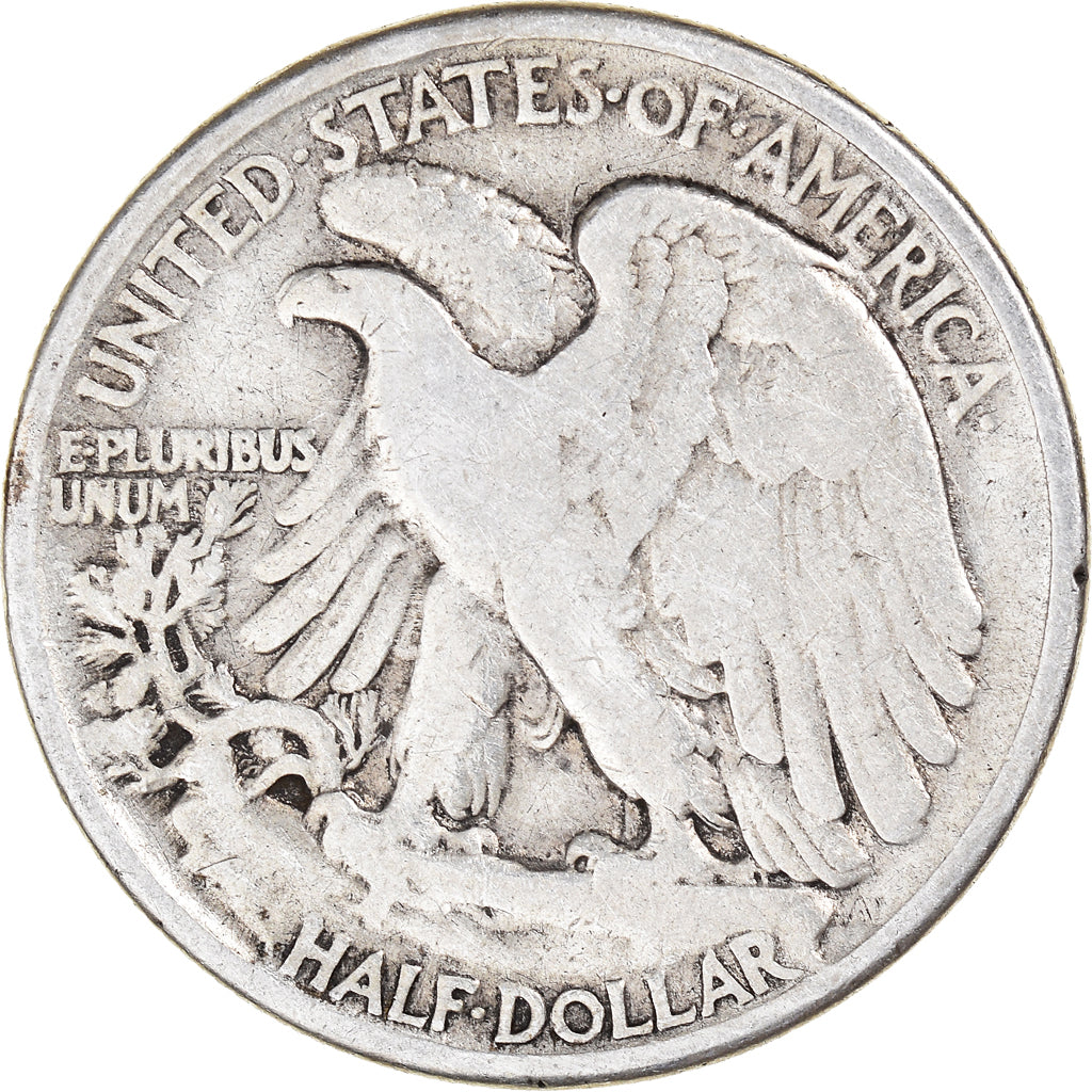Coin, United States, Walking Liberty Half Dollar, Half Dollar, 1942, U.S. Mint