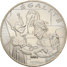 France, 10 Euro, Egalité, Cléopatre, César, 2015, Paris, MS(63), Silver