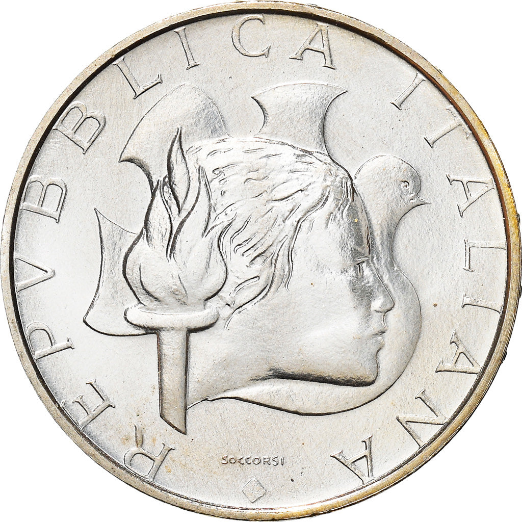 Coin, Italy, 500 Lire, 1984, Rome, MS(63), Silver, KM:114